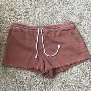 NWT Aerie Shorts size M mauve / dusty rose